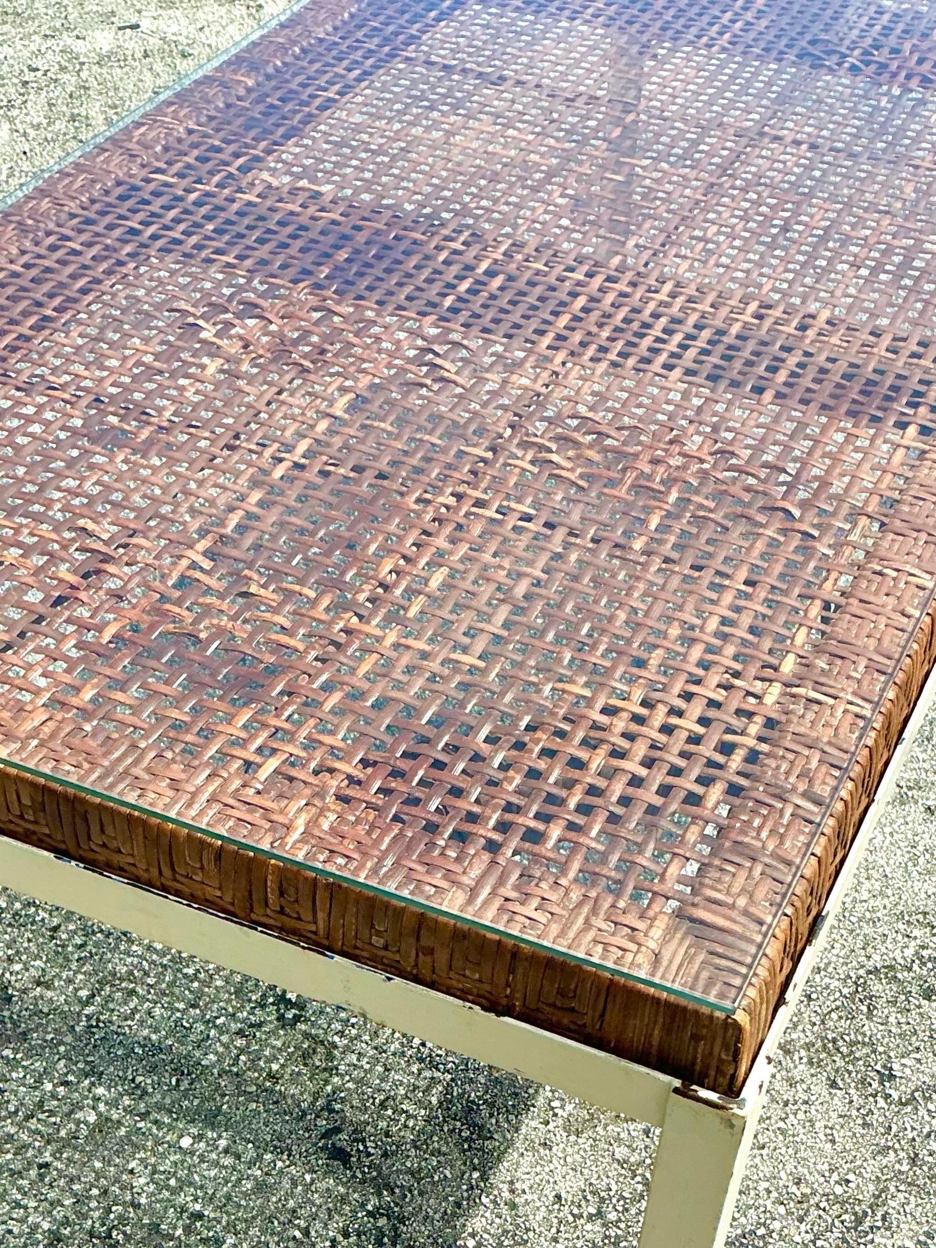 Table de salle à manger vintage Coastal Danny Ho Fong pour Trop-Cal en vente 2