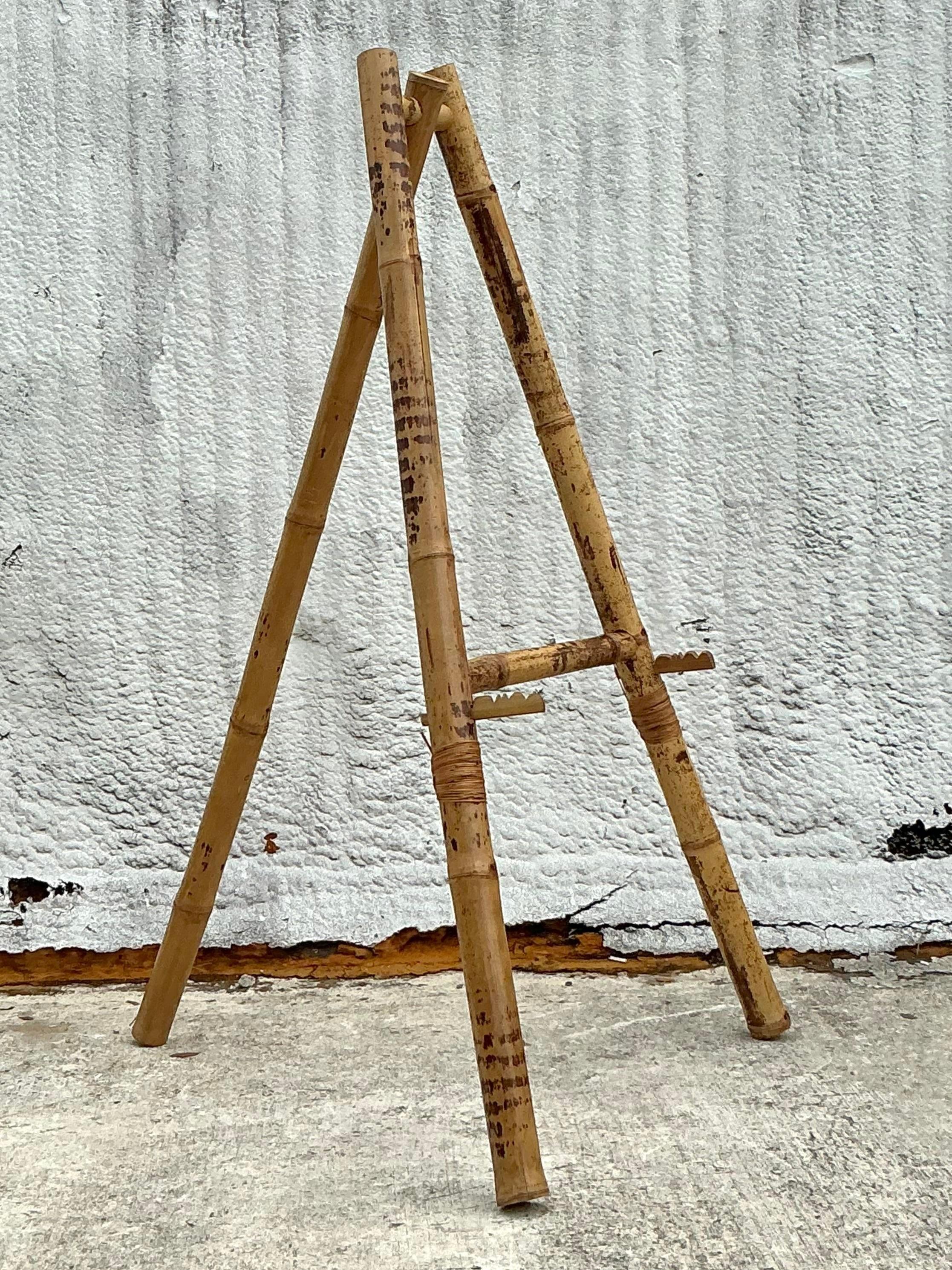 vintage bamboo easel