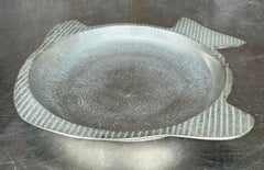 Vintage Coastal Etched Fish Tray