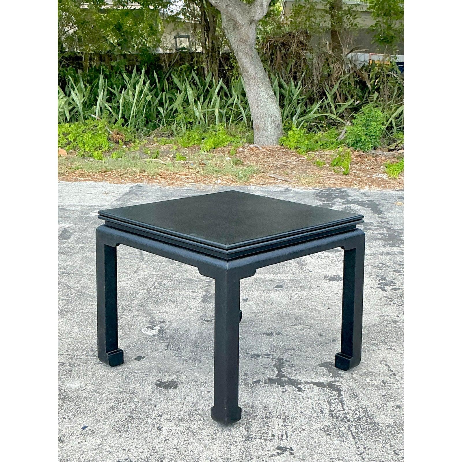 Table de jeu côtière extensible vintage en toile de gazon en vente 4