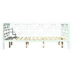 Vintage Coastal Fretwork Daybed