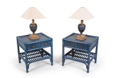 Vintage Coastal Furniture Suite with Dux Tables & Porta Romana Lamps