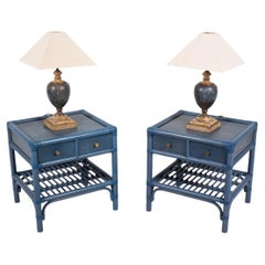 Vintage Coastal Furniture Suite with Dux Tables & Porta Romana Lamps