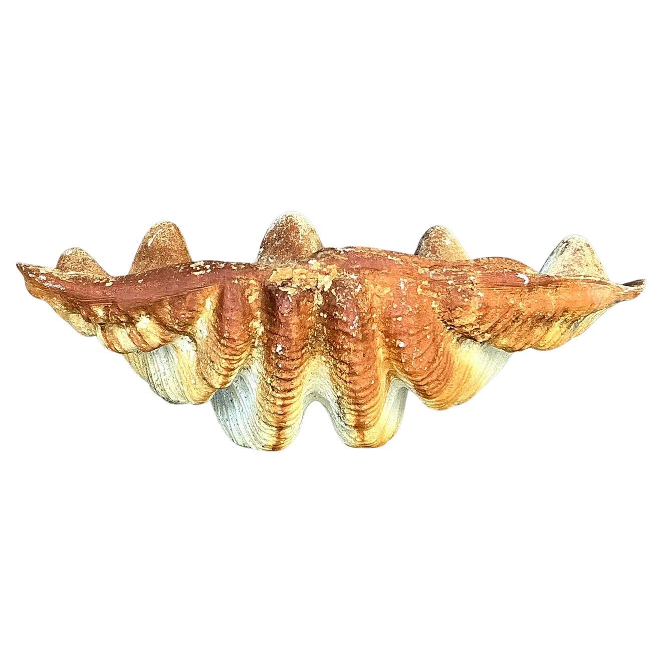 Concha de Almeja Vintage Coastal Gigas Resina