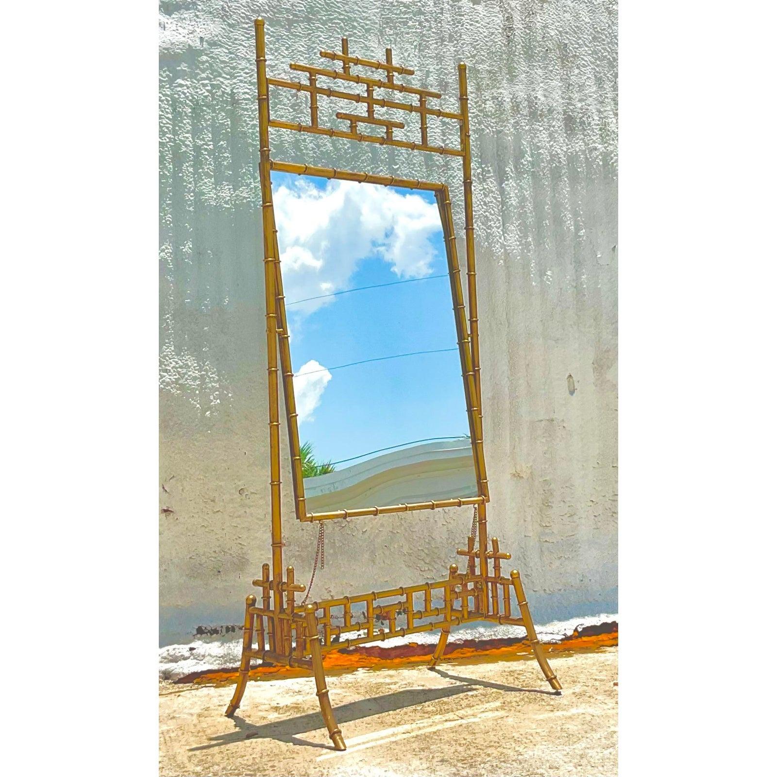 bamboo mirror full length