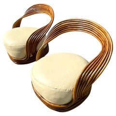 Vintage Coastal Giovanni Travassa “Eva” Chair for Bonacina