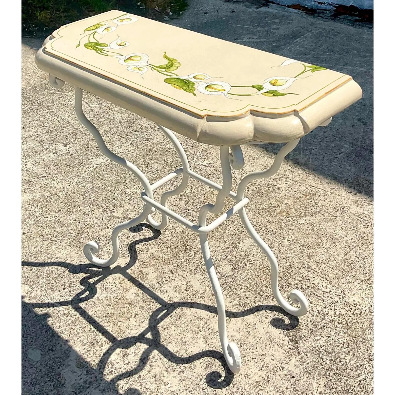 vintage lemon table