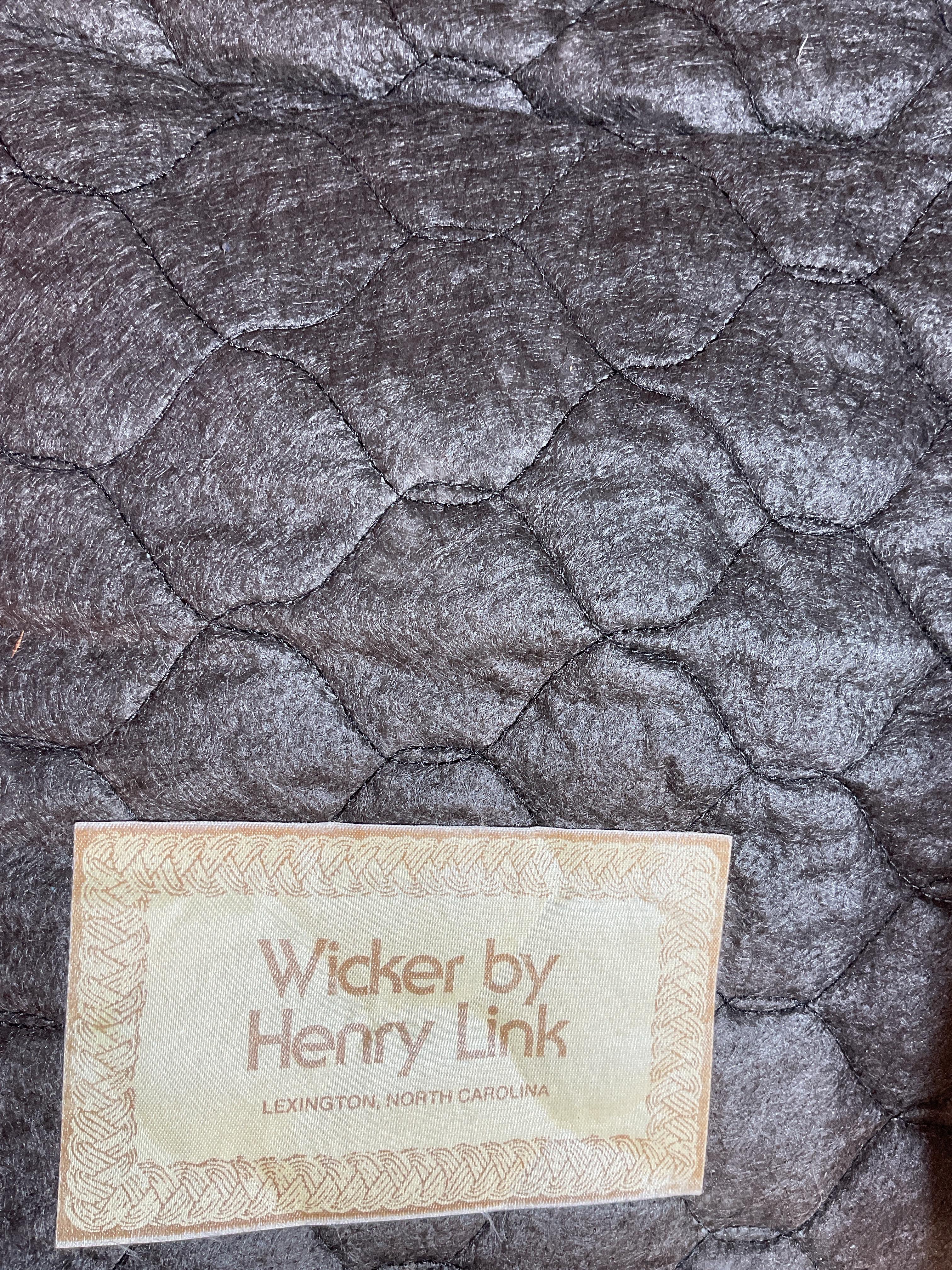 Ensemble de salle à manger vintage Coastal Henry Wick en roseau et osier en vente 7
