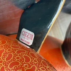 Vintage Coastal Italian Oggetti Glazed Ceramic Koi Fish