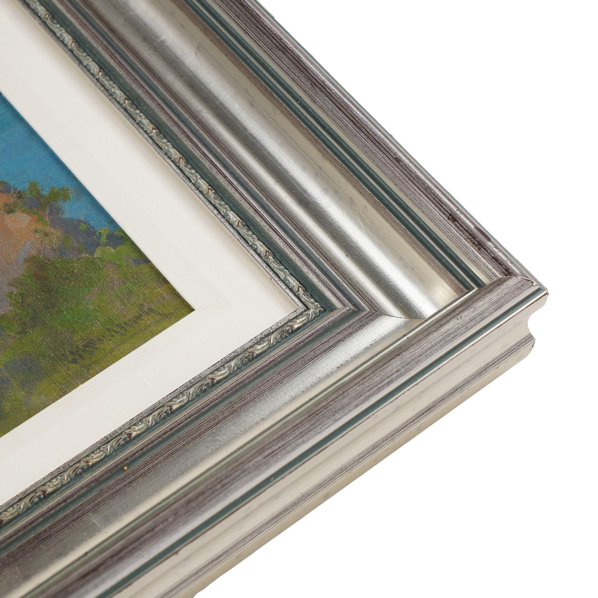 XX secolo Quadro d'epoca di paesaggio costiero, anni '90 circa in vendita