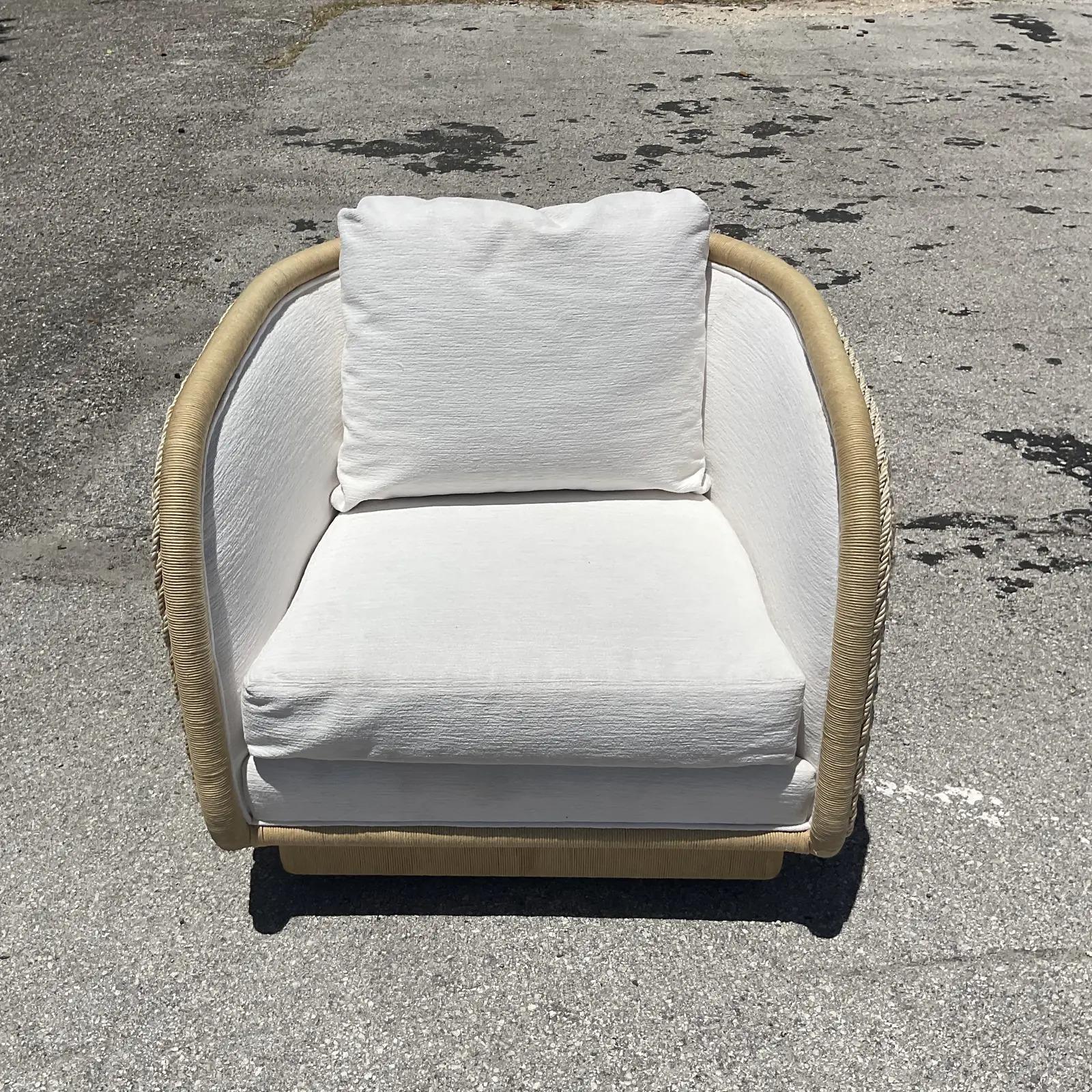 coastal swivel chair
