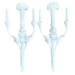 Coppia di sculture Coastal Sconcese Vintage