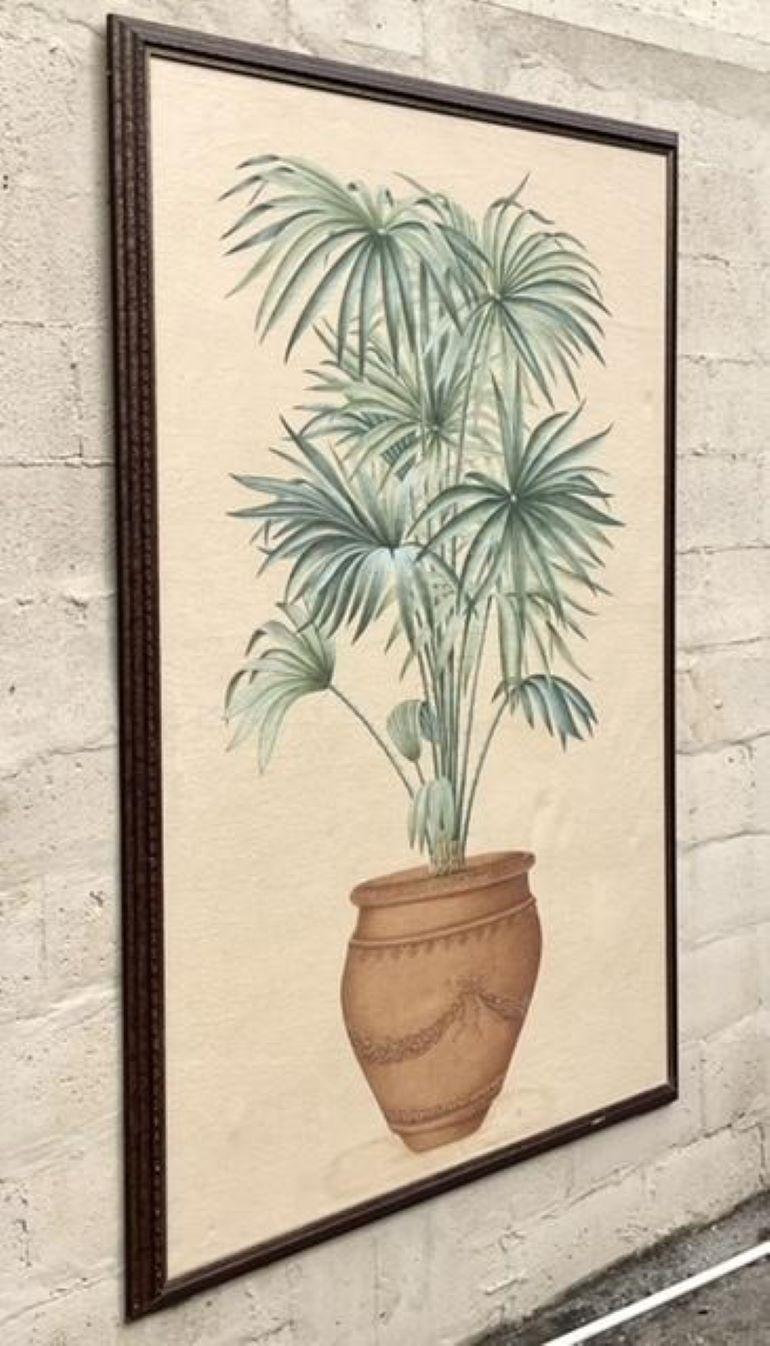 Vintage Coastal Monumental Original Ölgemälde auf Leinwand, Vintage im Angebot 1