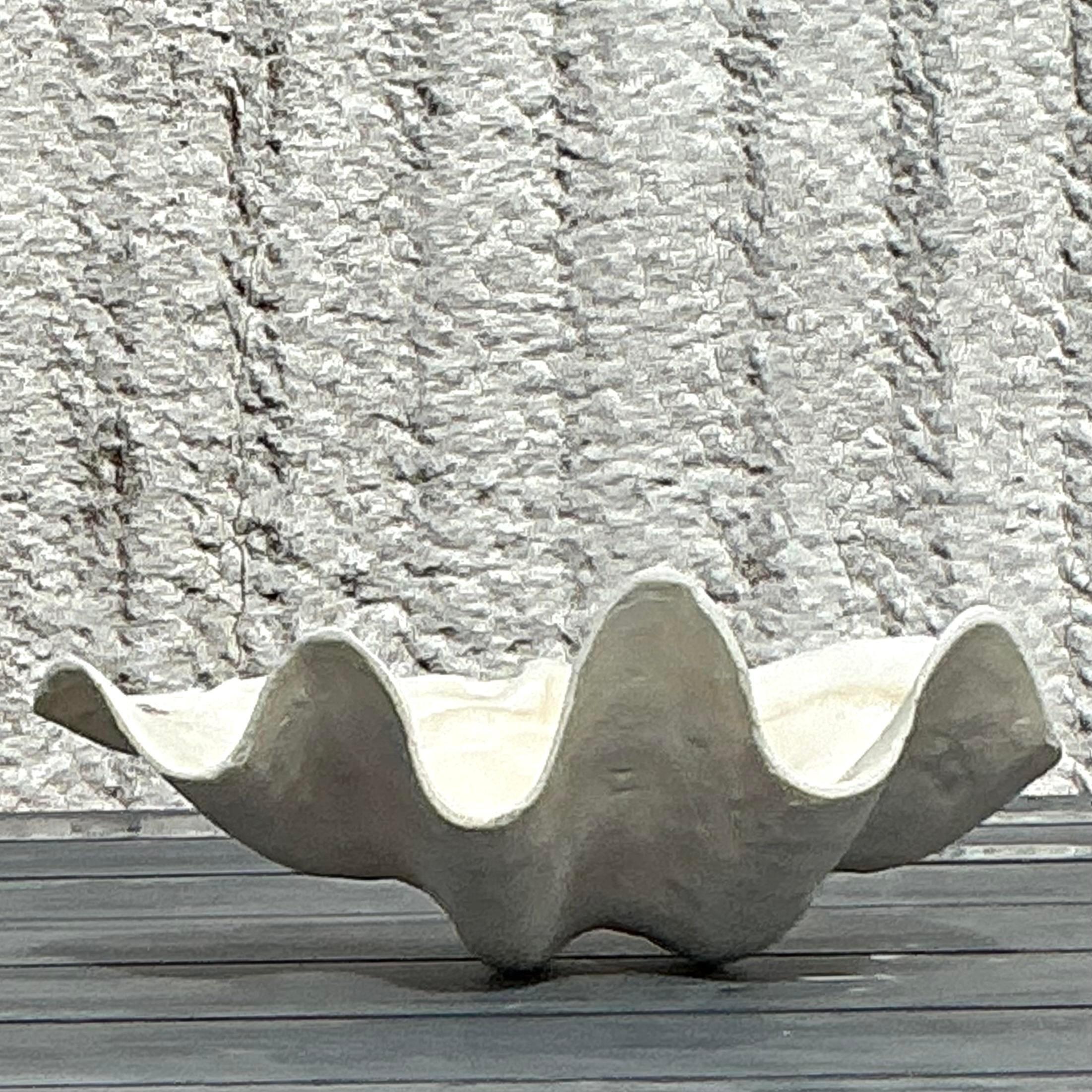 Vintage Coastal Monumental Tridacna Gigas Clam Shell #12 Bon état - En vente à west palm beach, FL