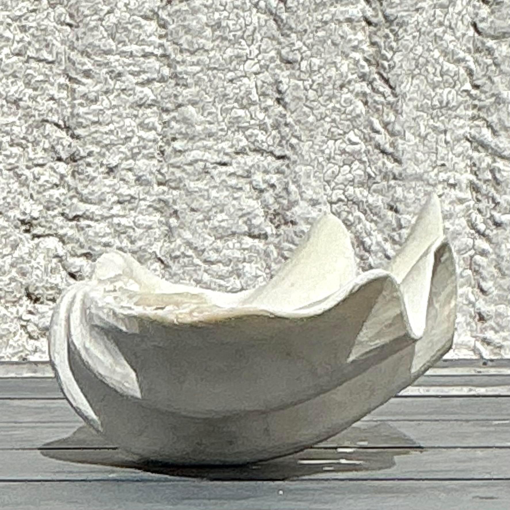Coquillage Vintage Coastal Monumental Tridacna Gigas Clam Shell #12 en vente