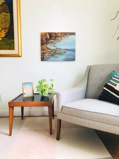 Vintage Coastal Oil Painting