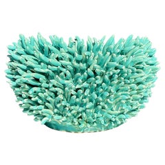 Vintage Coastal Original Studio Pottery Coral Vase