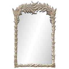 Vintage Coastal Palm Frond Mirror