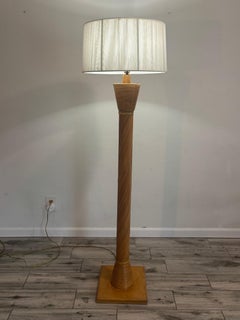 Vintage Coastal Pencil Reed Floor Lamp, 1960s