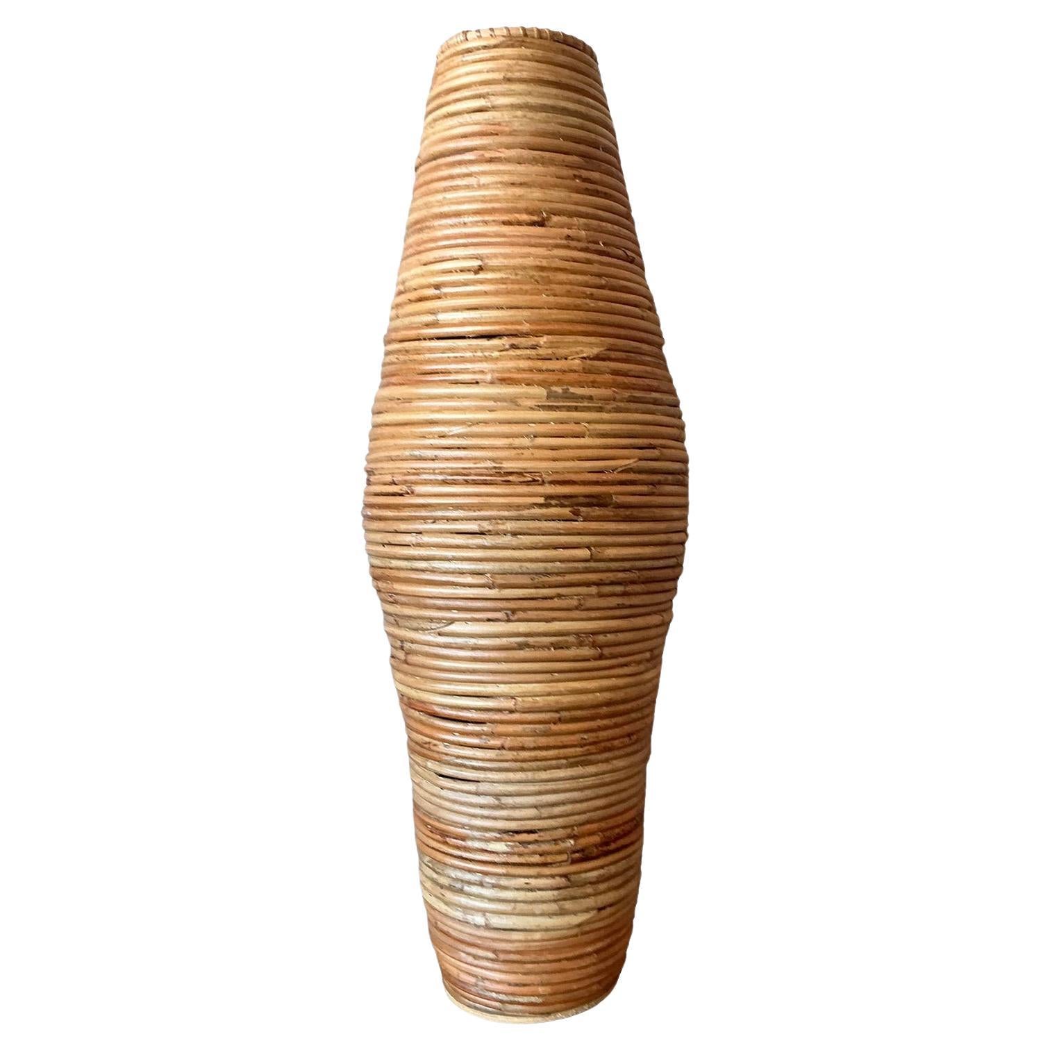 Vase de sol Vintage Coastal Pencil Reed