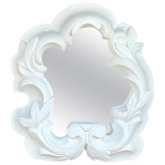 Vintage Coastal Plaster Wall Mirror