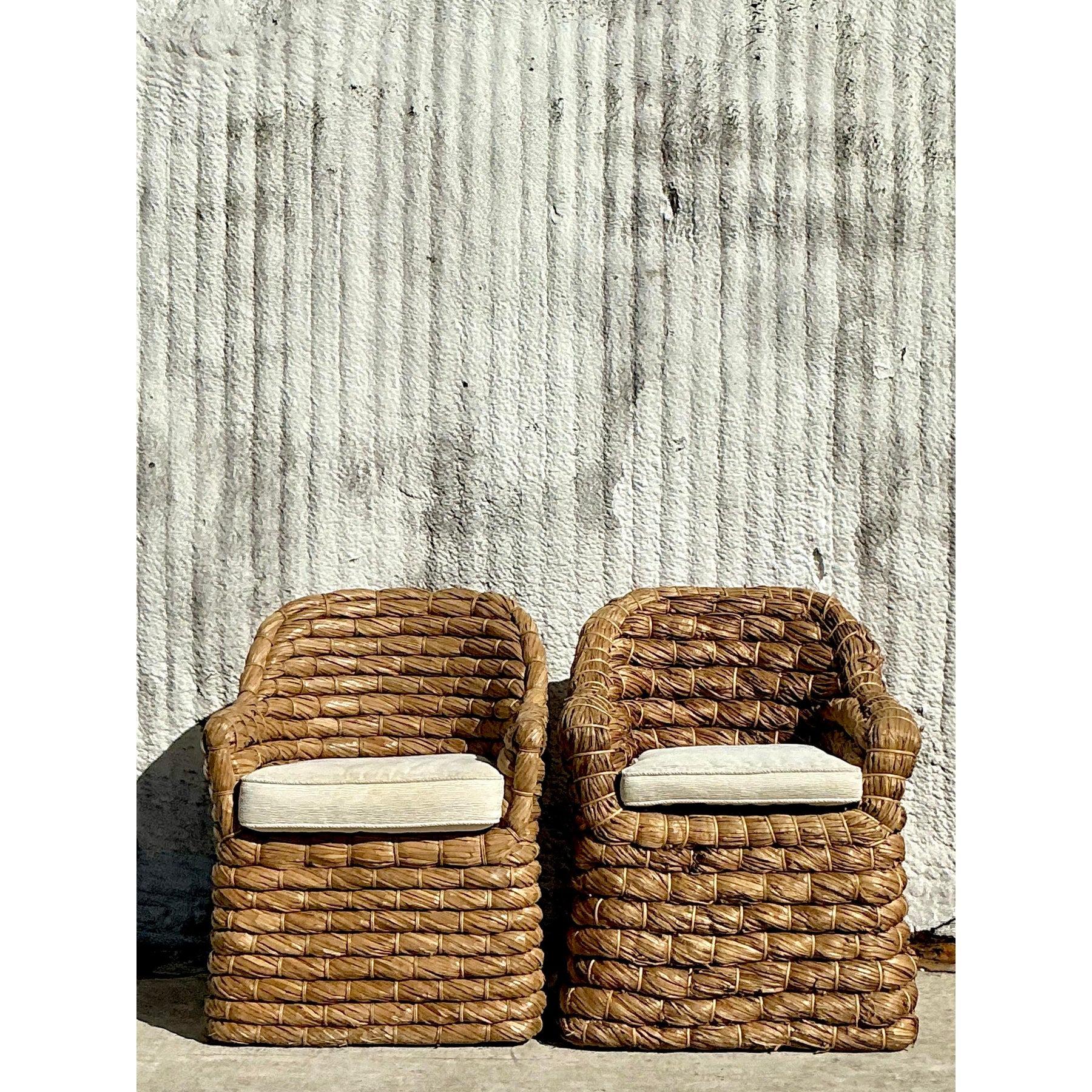 Pareja de tumbonas vintage Coastal Ralph Lauren 