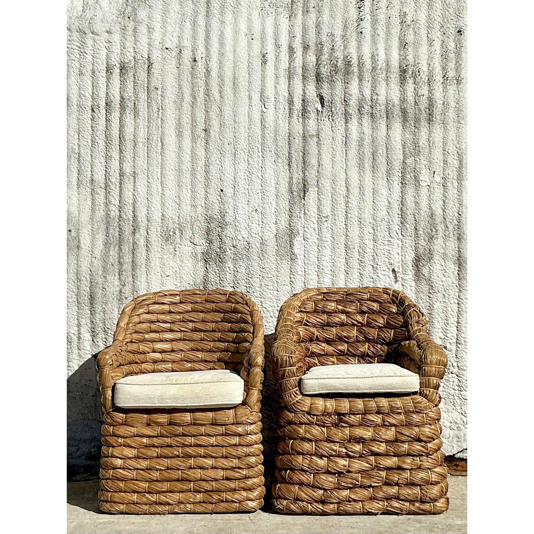 Pareja de tumbonas vintage Coastal Ralph Lauren 