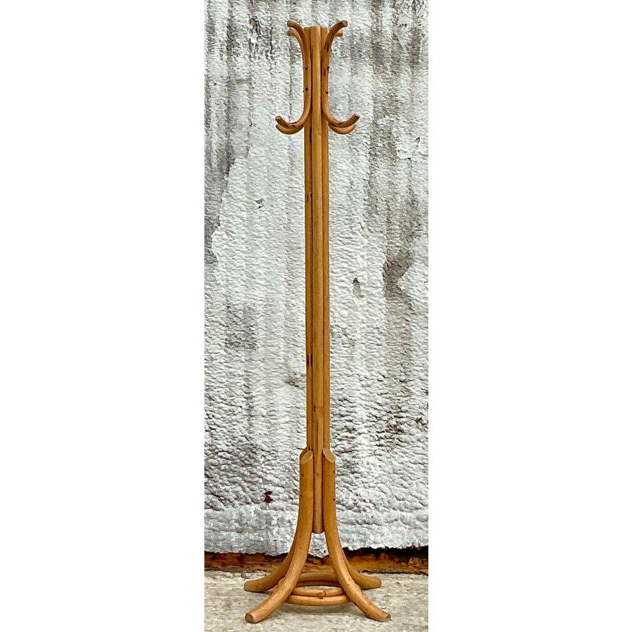 Appendiabiti in rattan costiero vintage In condizioni buone in vendita a West Palm Beach, FL