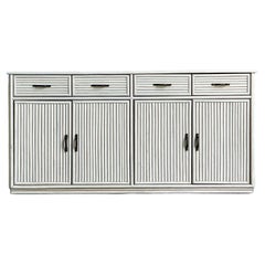 Vintage Coastal Reed Credenza