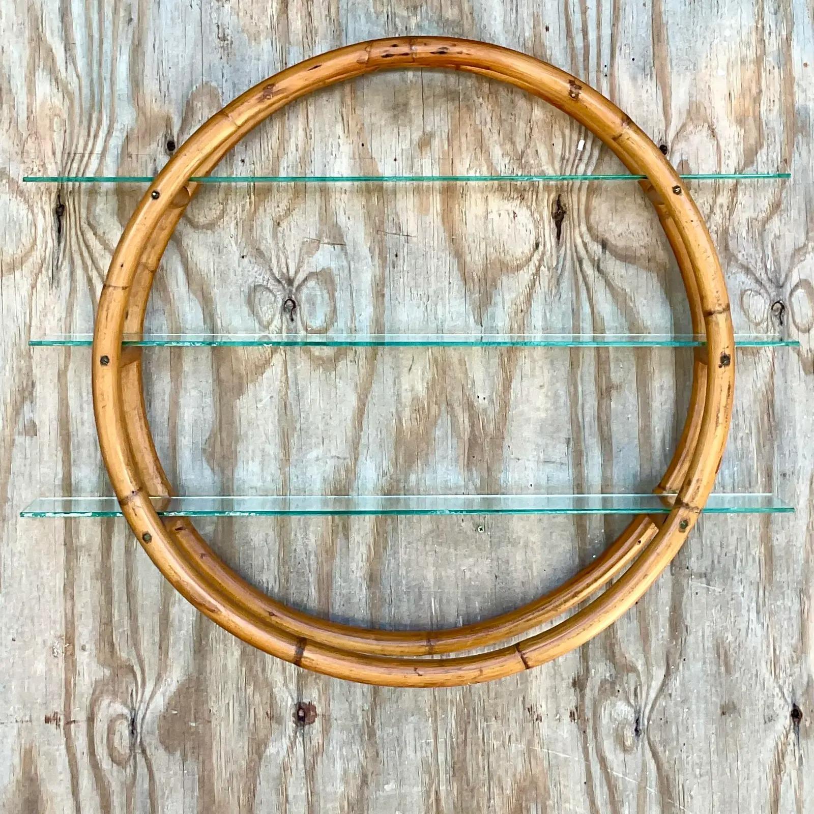 round bamboo wall art importer