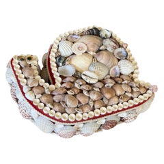 Vintage Coastal Seashell Snail Trinket Box – Florida Kitsch Jewelry Box