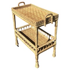 Carrito de Bar Vintage Coastal Serena and Lily