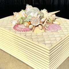 Vintage Coastal Shell Box