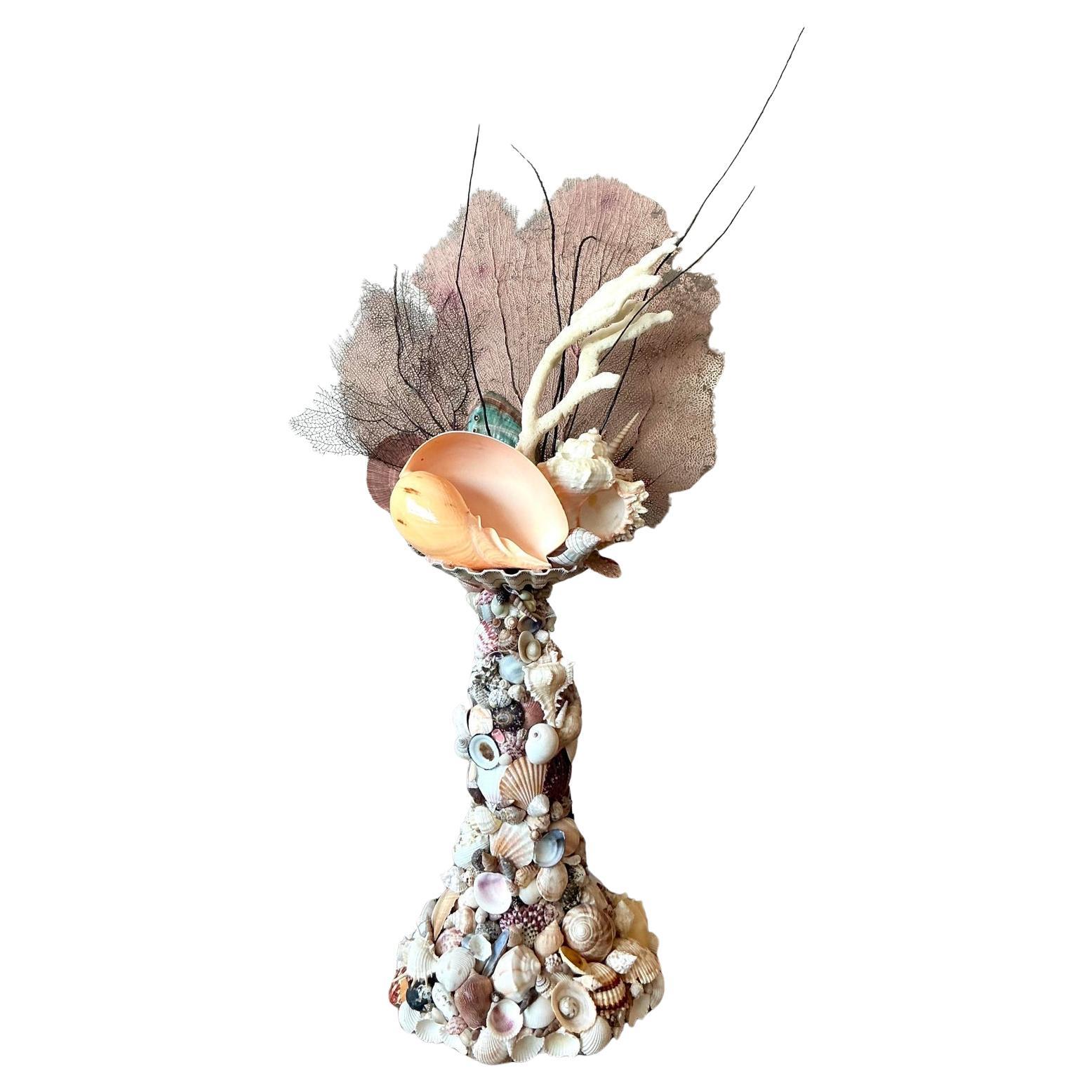 Totem di conchiglie costiere vintage in vendita