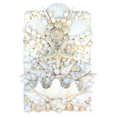 Applique murale Vintage Coastal Shell Candle Sconce