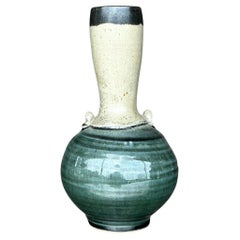 Used Coastal Studio Pottery Long Neck Vase
