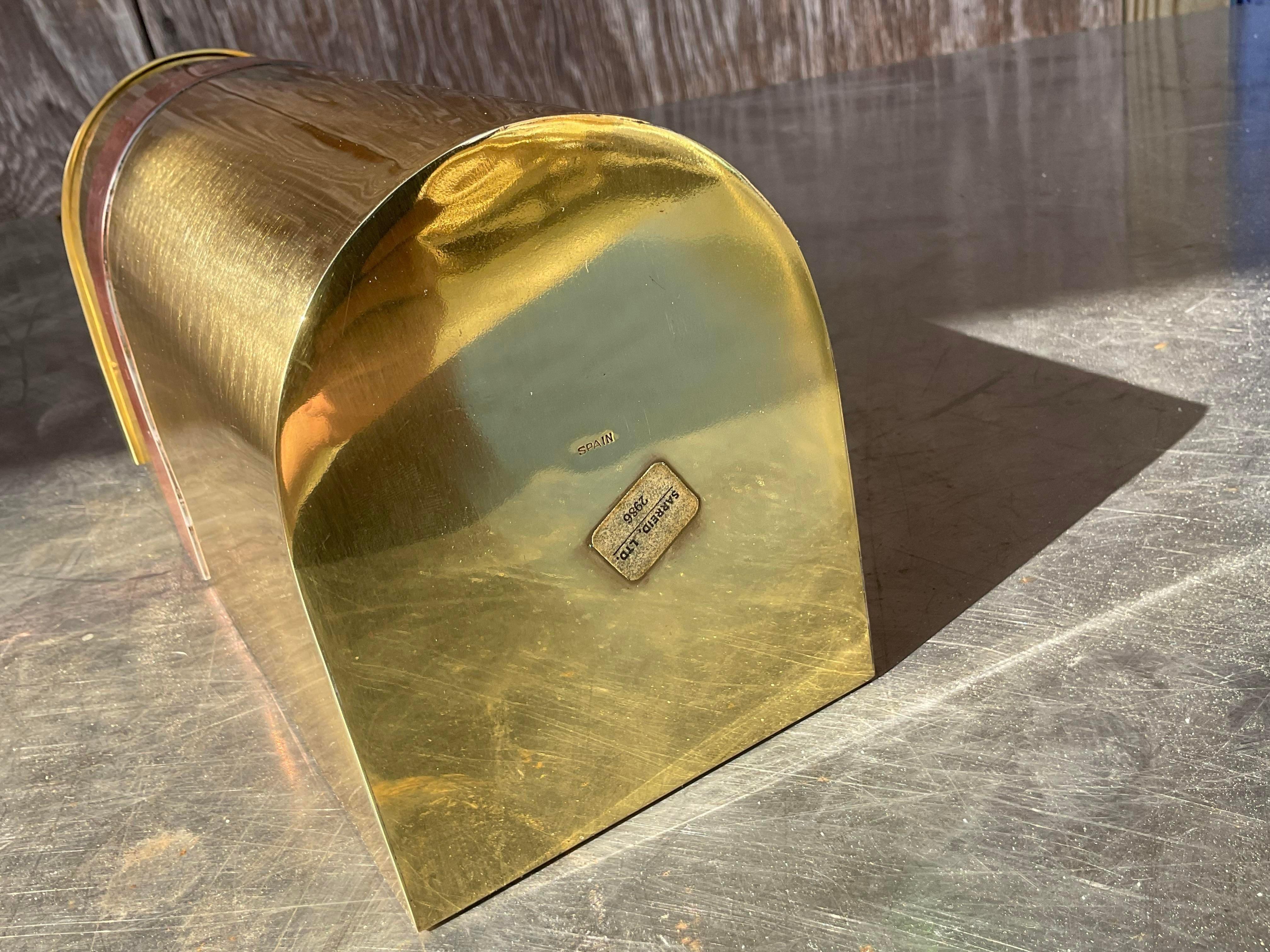 brass mailbox