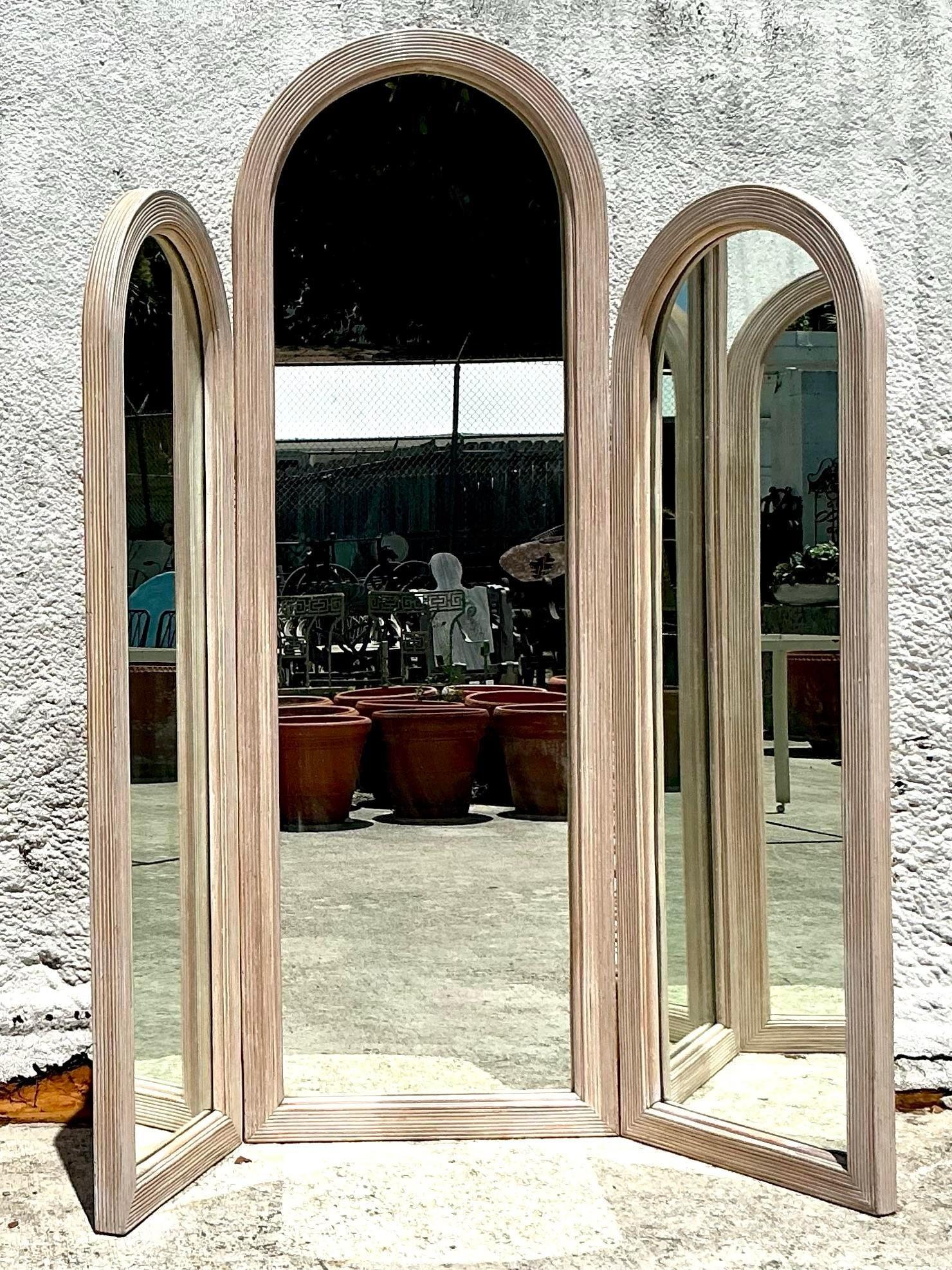 specchio ad arco da terra