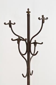 Vintage Coat Hanger, Cast Iron, Early 20th Century