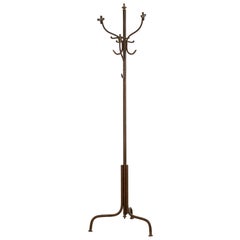 Vintage Coat Hanger, Cast Iron, Early 20th Century