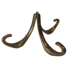 Vintage coat hooks attributed to Werkstätte Hagenauer