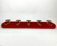 Vintage Coat Rack Bronze Clothes Hook, France, 1970s