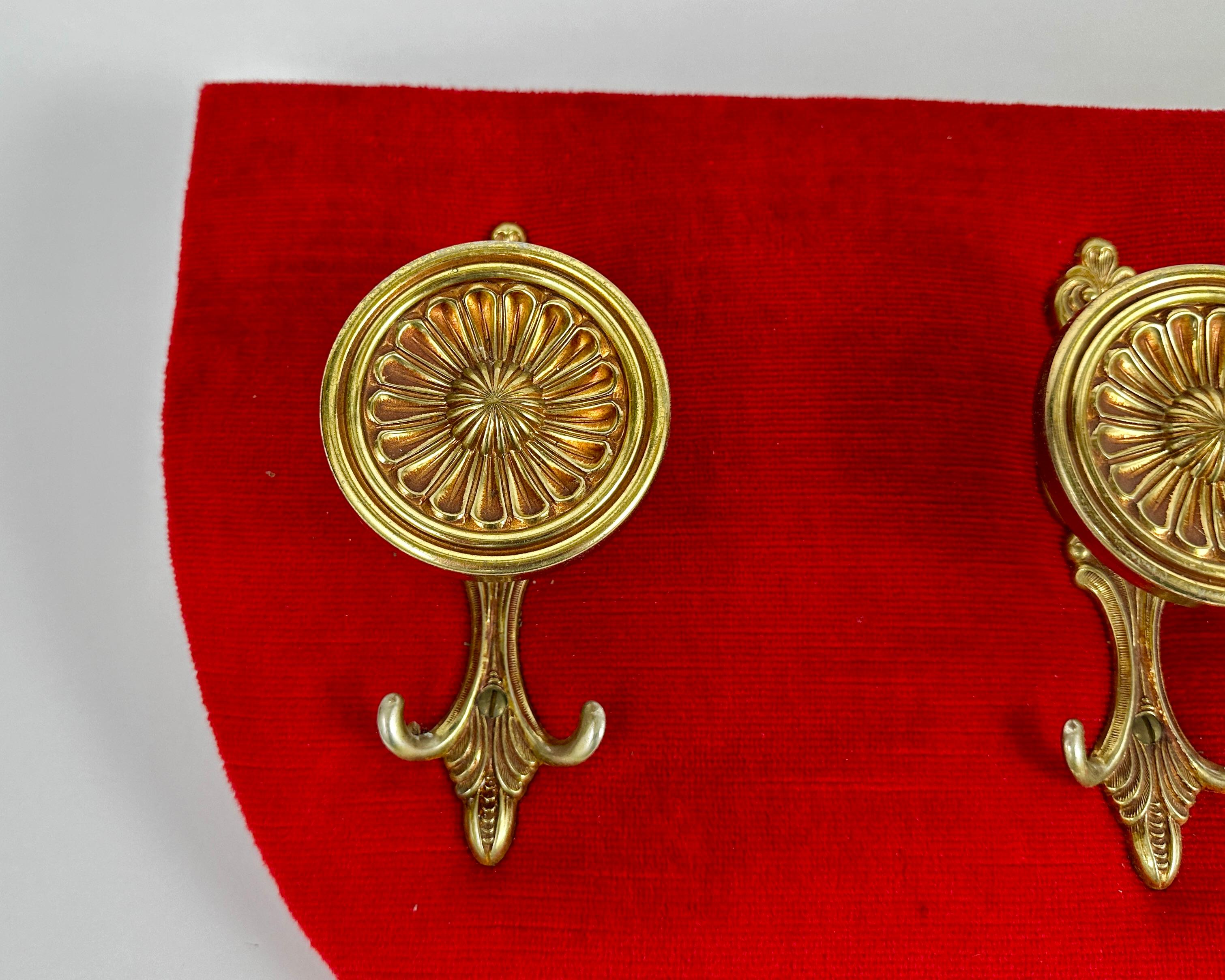 French Vintage Coat Rack Bronze Clothes Hook, France, 1970s For Sale