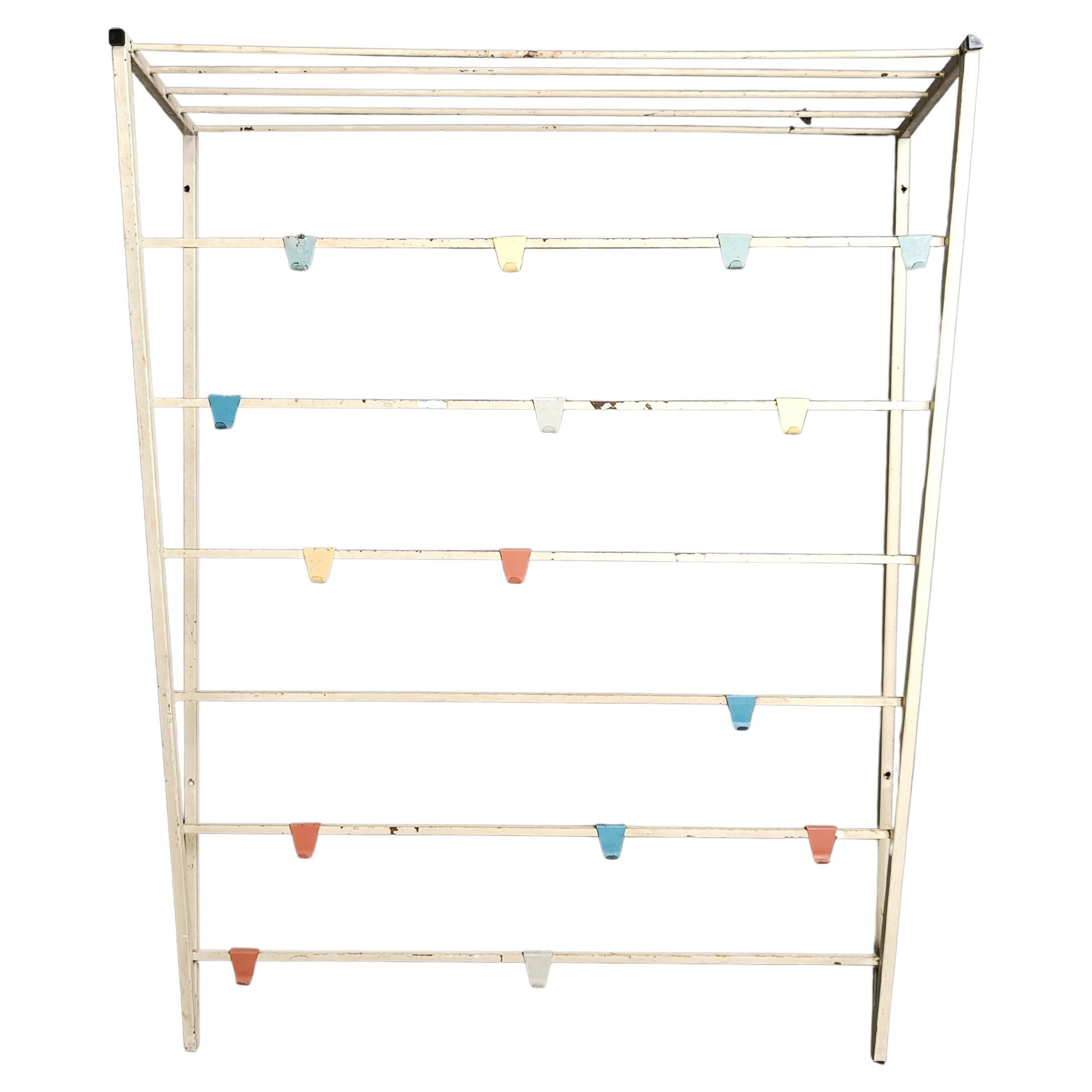 Vintage coat rack by Tjerk Reijenga for Pilastro, 1950s