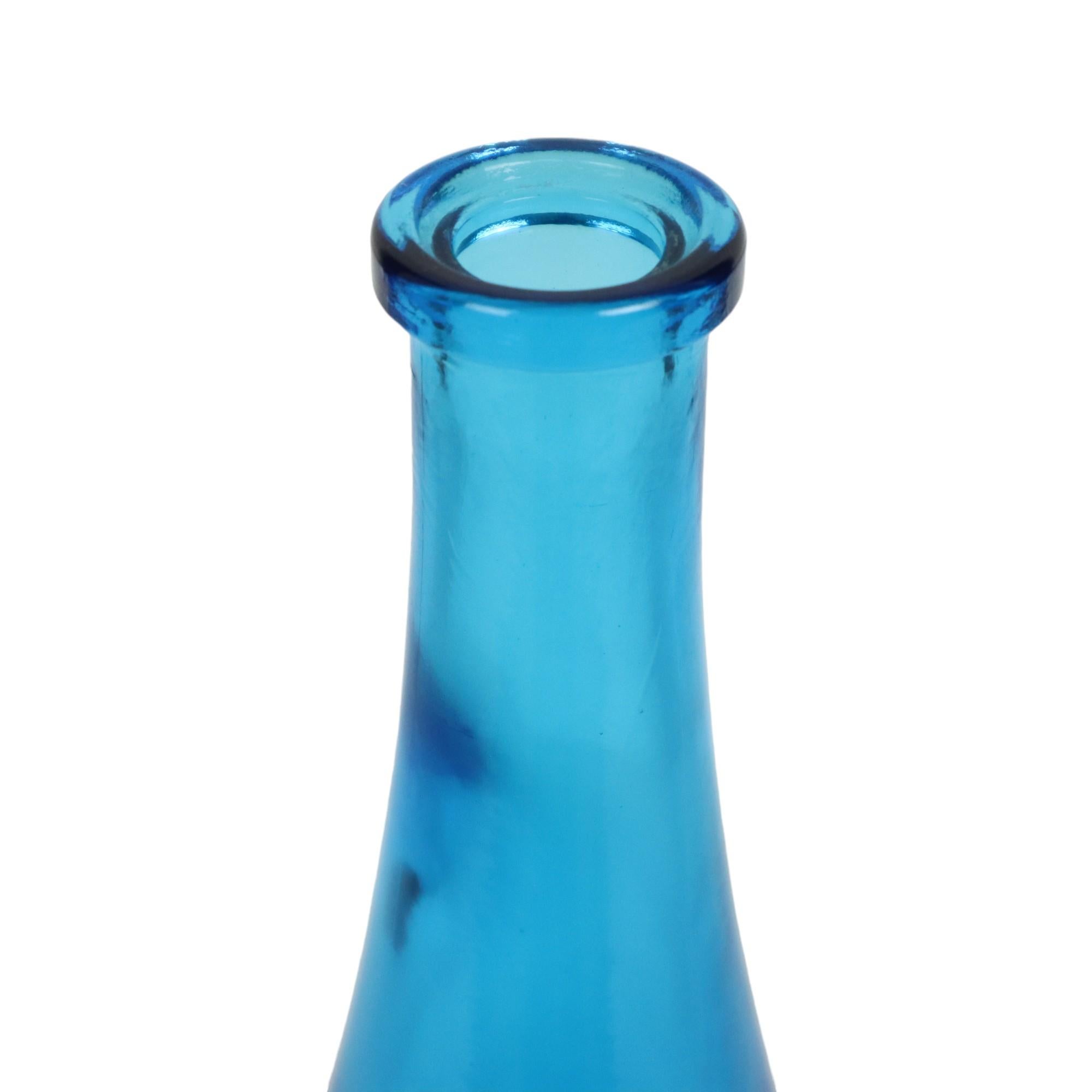 Verre Carafe bleu cobalt 0,5L fabriqué en Belgique en vente