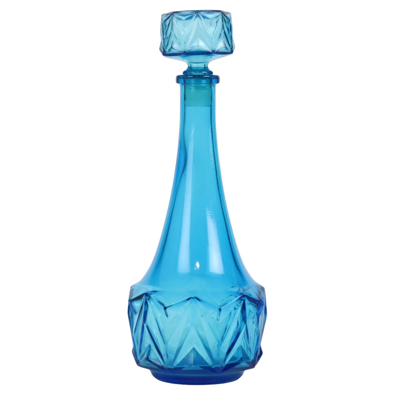 Carafe bleu cobalt 0,5L fabriqué en Belgique