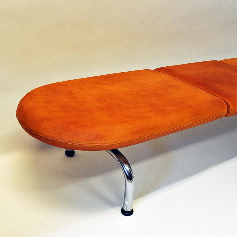 Vintage Cobra Sofa Bench by Erik Jørgensen Møbelfabrik, Denmark, 1980s In Good Condition In Stockholm, SE