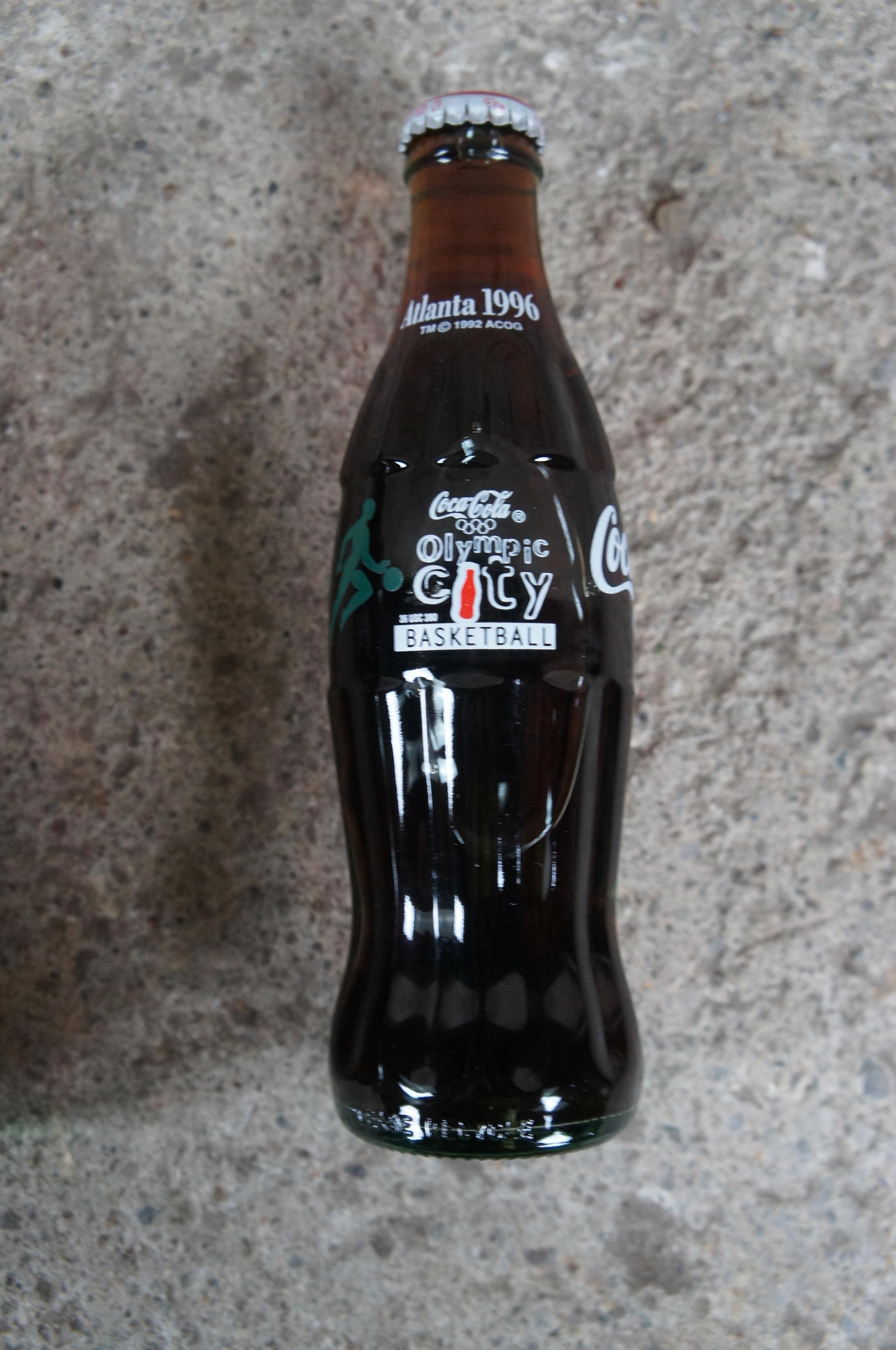 Vintage Coca Cola 1996 Olympische Stadt Komplettes Sammler-Kake-Flaschen-Set 15