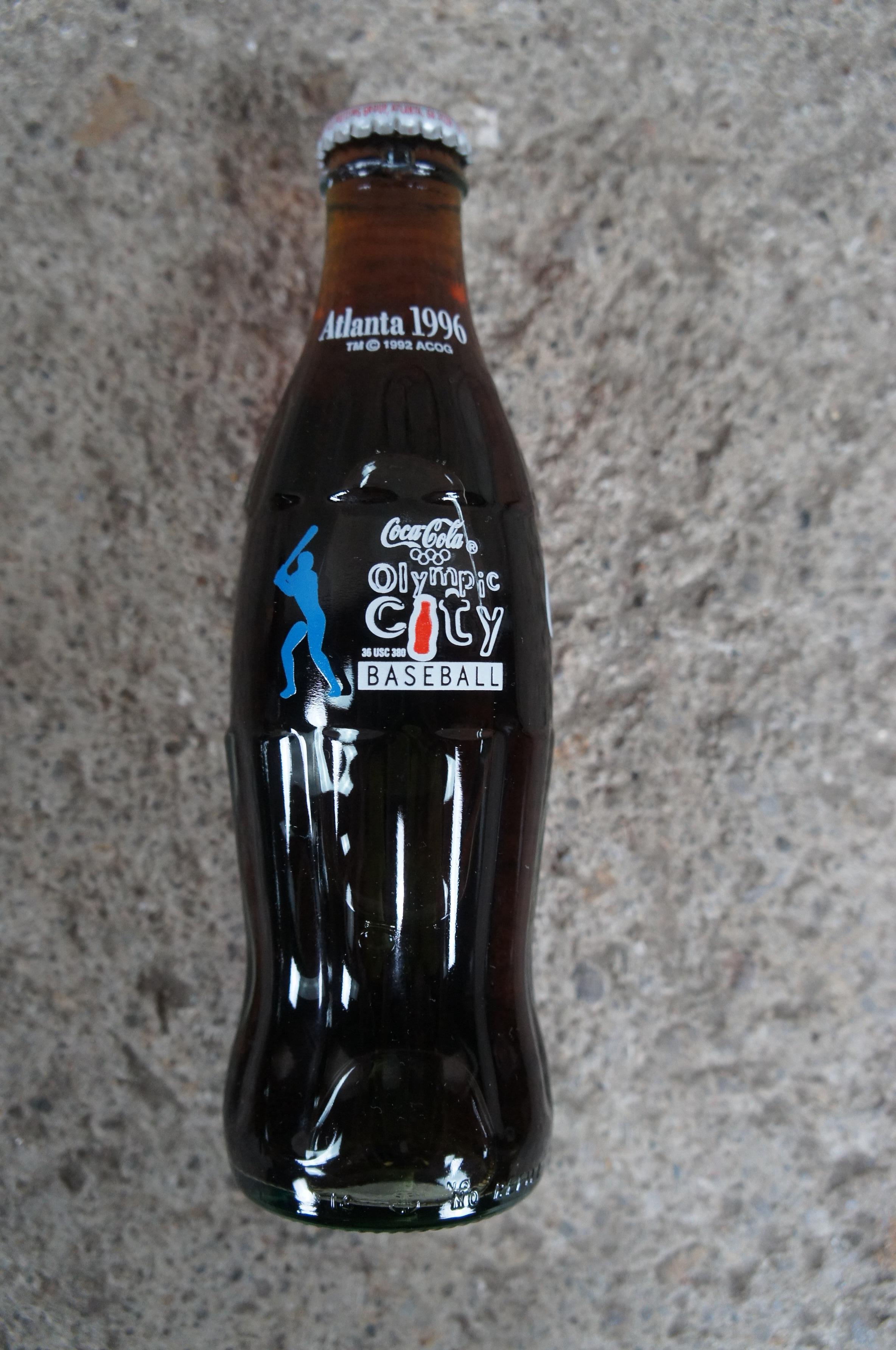 Vintage Coca Cola 1996 Olympische Stadt Komplettes Sammler-Kake-Flaschen-Set 15