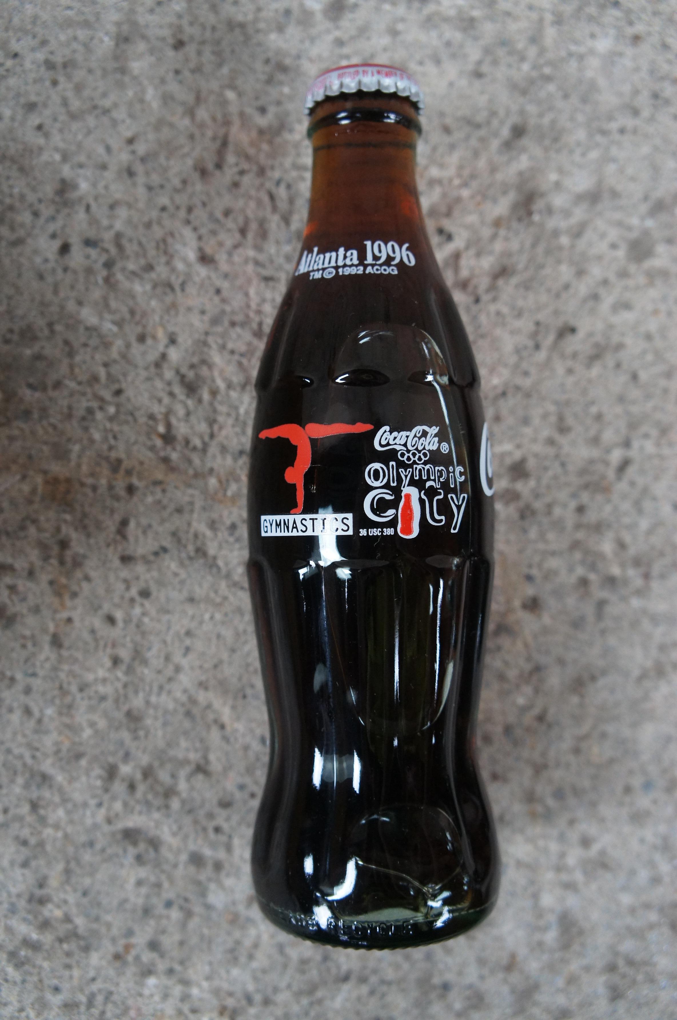 Vintage Coca Cola 1996 Olympische Stadt Komplettes Sammler-Kake-Flaschen-Set 15